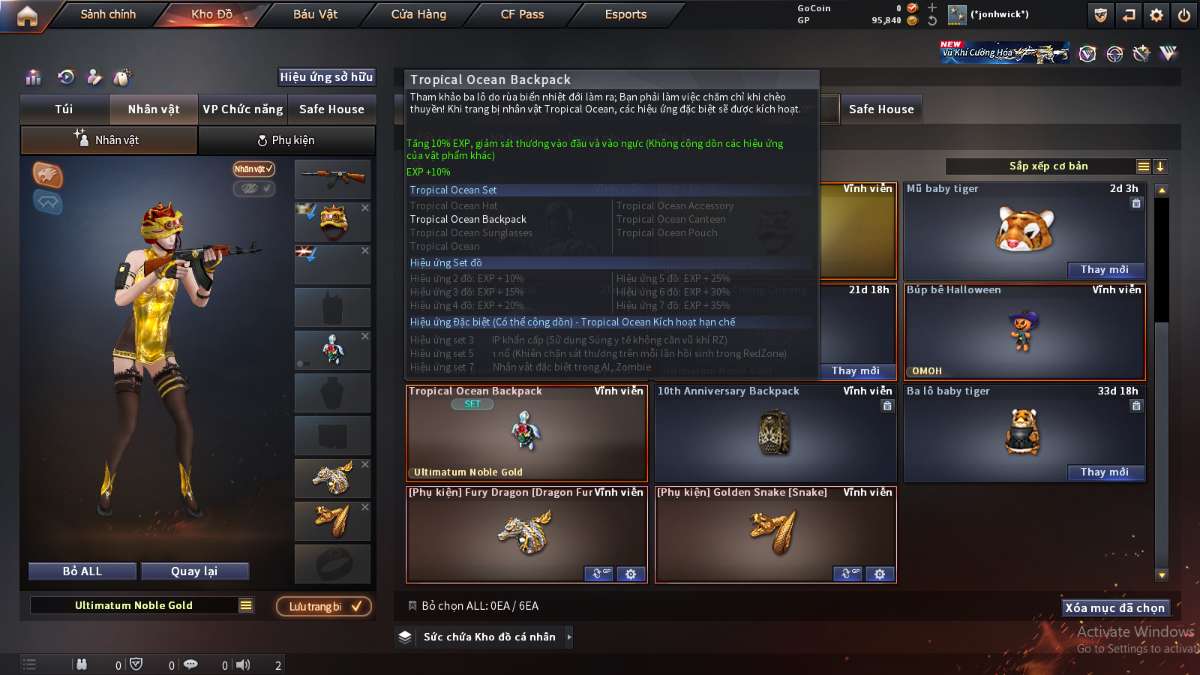 shop acc cf uy tin gia re